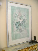 Sehr grosse Lithographie von Alban Welti