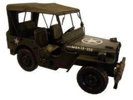 Blechminiatur-US MILITARY JEEP MOD639