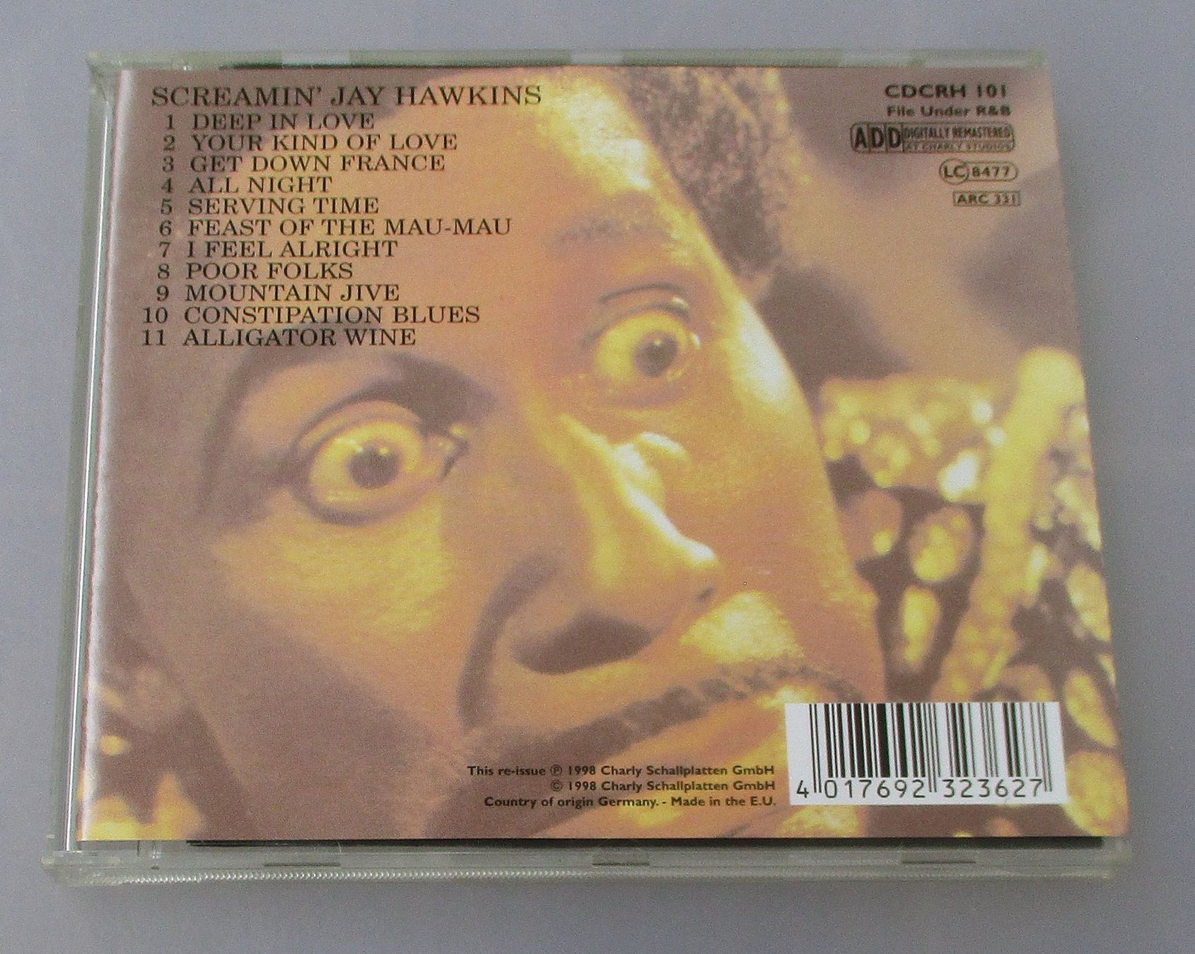 CD: SCREAMIN' JAY HAWKINS - Real Live – Usato da Wattwil venduto da Muriel11 1
