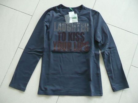 Benetton Shirt dunkelblau NEU