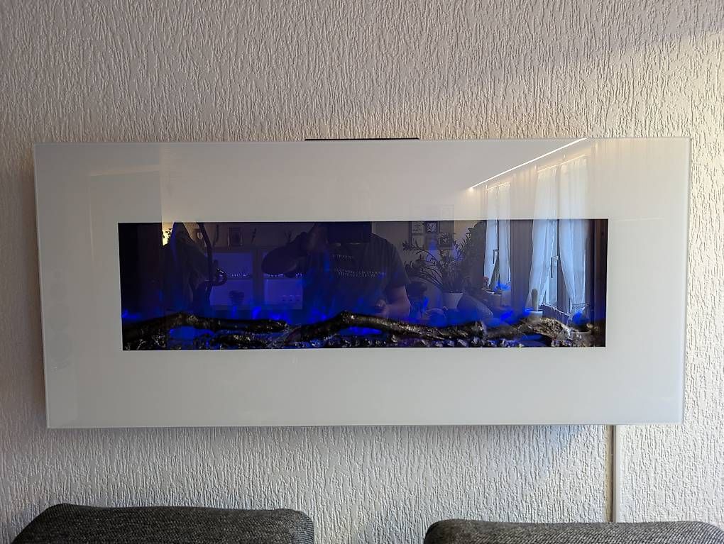 Camini: Wand Kamin mit 2 Heizstufen – Usato da Gossau SG venduto da Opelmatti 1