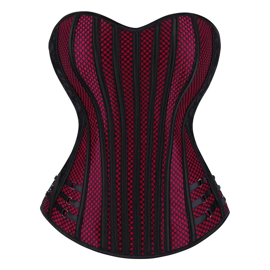 Bordeau Steampunk Bustier Korsett - S M L XL XXL (Neuf avec emballage d ...