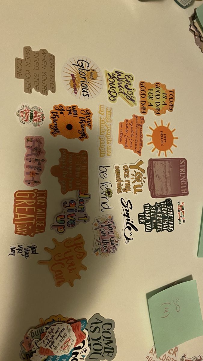 Sticker: Set Motivations-Sticker, Bullet Journal, 22Stk – Nuovo (secondo la descrizione) da Wila venduto da anr_7hd7