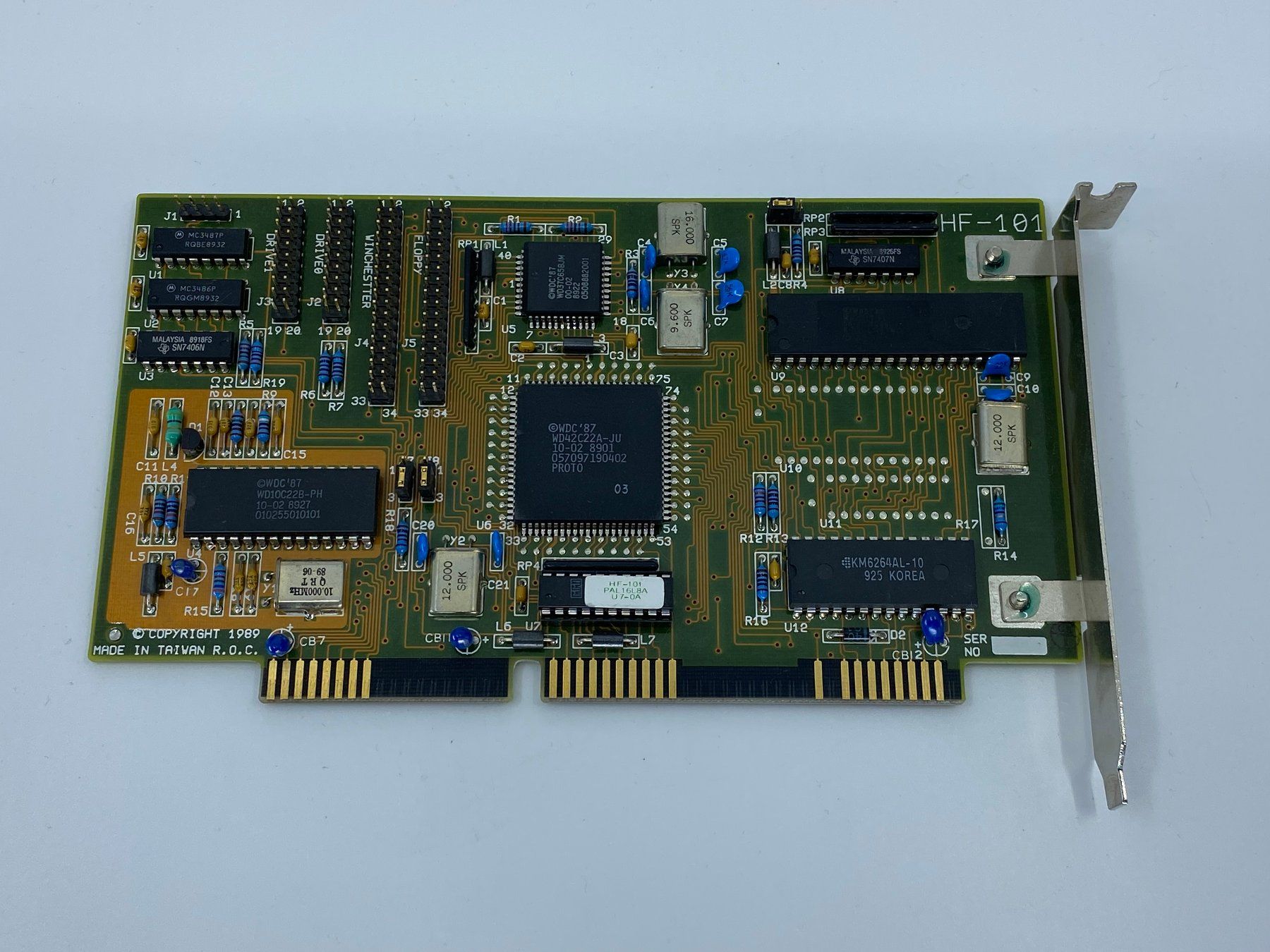 Componenti elettronici: WDC WD42C22A-JU HF-101 Floppy Winchester ISA Controller – Usato da Langwiesen venduto da Restposten-24