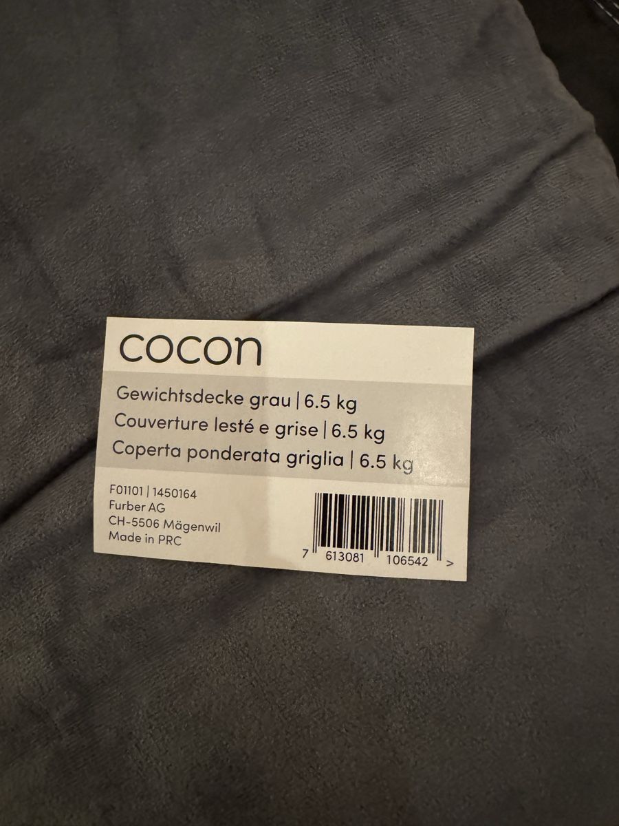 Coperte: Couverture lestée Cocon 6.5kg 160x210 – Usato da Mannens venduto da FabFab_95 1