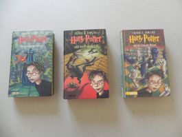 3 gebundene Harry Potter Bücher vo Autorin Joanne K. Rowling