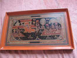 altes Vintage Tablet aus Holz