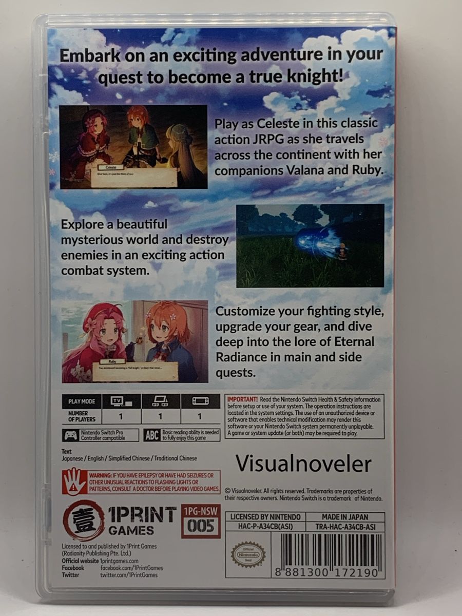 Nintendo Giochi: Eternal Radiance - Nintendo Switch – Usato da Ostermundigen venduto da RG-Collector 1