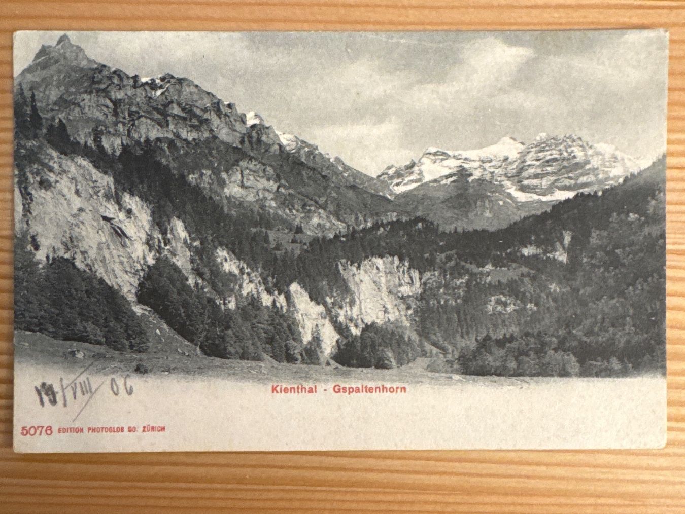 Cartoline postali: Antike Ansichtskarte SCHWEIZ, Kienthal, Gspaltenhorn – Nuovo (secondo la descrizione) da Zürich venduto da Tarafo5