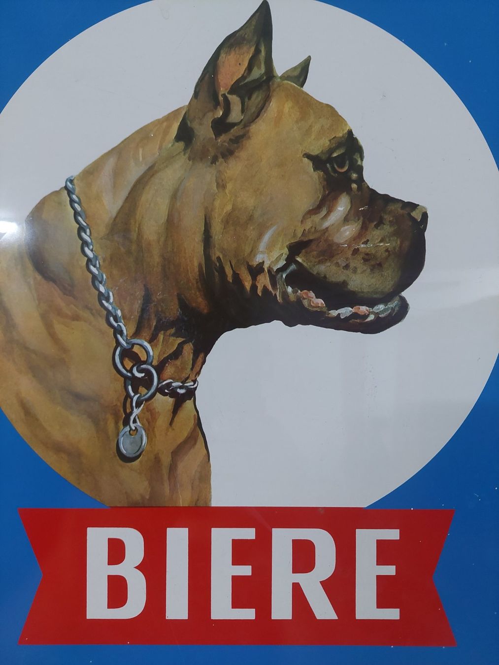 Insegne: Biere Boxer Werbeblech Original um 1965 – Usato da Siblingen venduto da rantiques 1