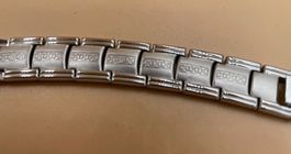 HERREN EDELSTAHL ARMBAND - SILBERFARBIG