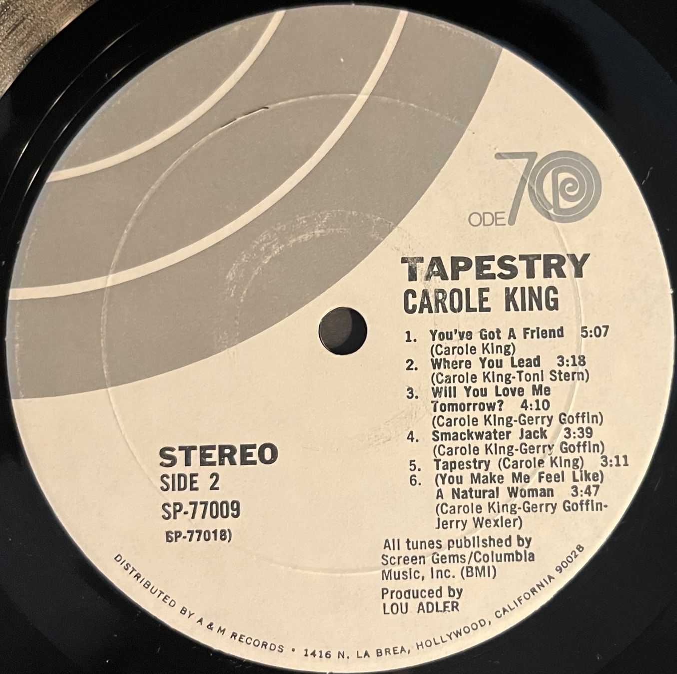 Dischi in vinile: CAROLE KING - TAPESTRY - 33 Tours – Usato da Bussigny venduto da vinyl-pas-cher 4
