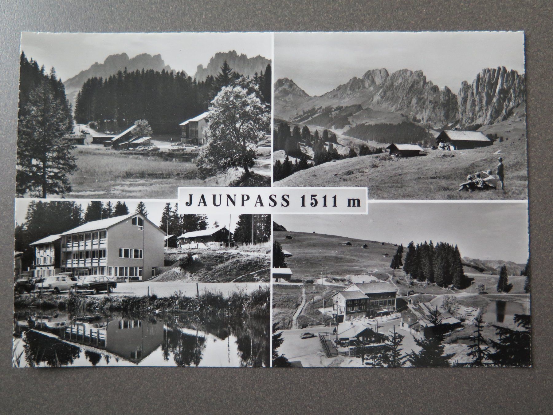 Ansichtskarten: JAUN - JAUNPASS - 4-BILDRIGE AK – Gebraucht aus Wittenbach von lipasal