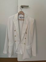 Zara Damen Blazer weiss goldfarbene Knöpfe Grösse M