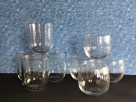 Glas Gläser Dessertglas Cremeglas Aperoglas Windlicht 8 Stk