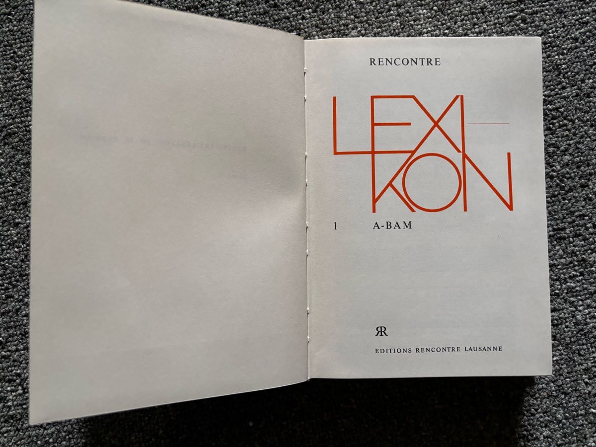 Libri: Lexikon RENCONTRE Set – Usato da Biel-Benken BL venduto da ste_86wx 2