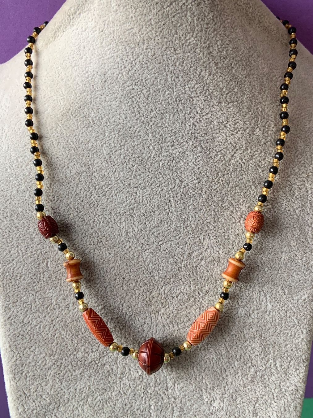 Catenine: Kette fein afrikanisch (46cm) – Usato da Laufen venduto da Bellavitaboom 3
