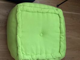 Sitzkissen, Sitzhocker aus Stoff