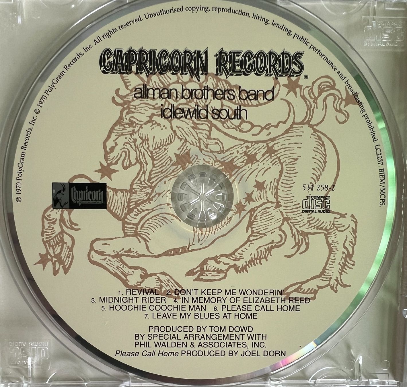 CDs: ALLMAN BROTHERS / Idlewild South – Gebraucht aus Bischofszell von kustavi 2