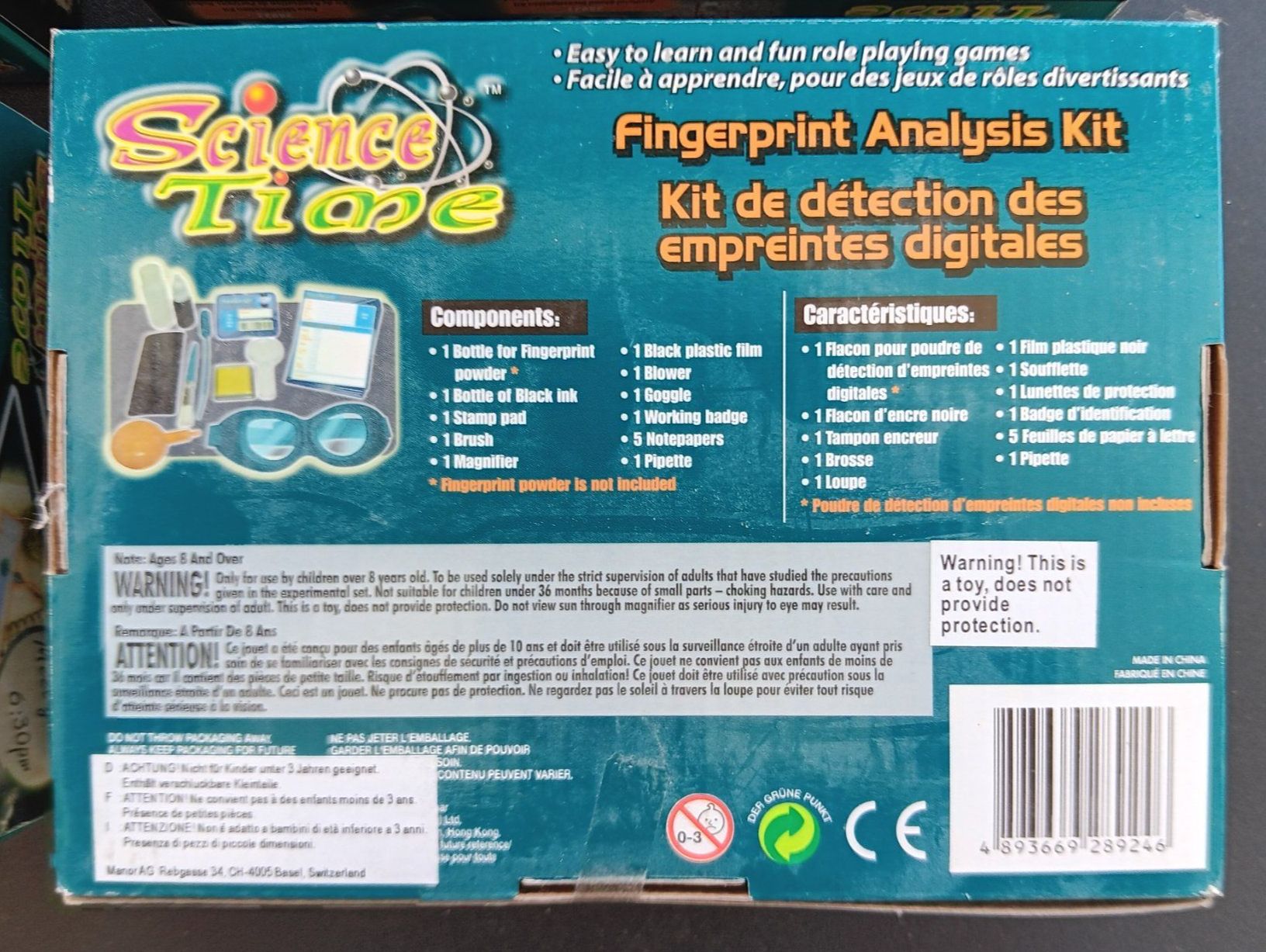 Kit bricolage: 4 JEUX DE KIT DE DÉTECTIVE --SCIENCE TIME-- – Nuovo e nell'imballaggio originale da pully venduto da gringoloko 4