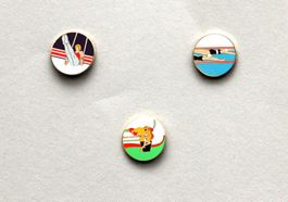 Pin Set 30, 3 Stück Pin Div. «Sportarten Set 3»