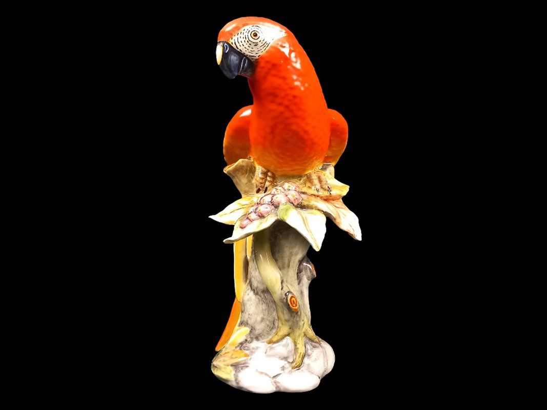 Statuette: RONZAN Keramikfigur Papagei – Usato da Hünenberg venduto da Restwert_Zug 1
