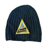 Moncler cachemire beanie hat dark green good condition