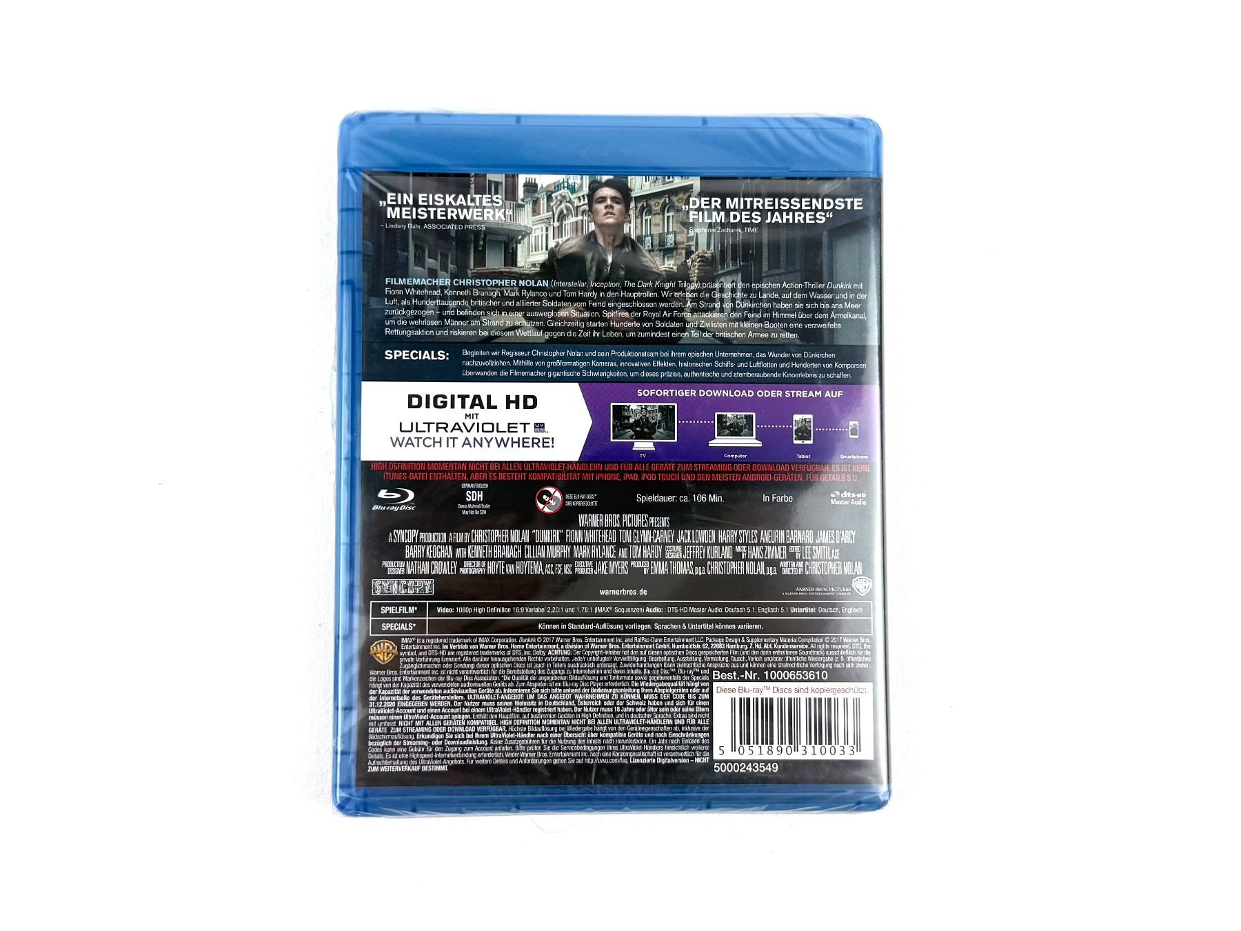 Tous les DVDs: Dunkirk - Blu-ray - Neu & Originalverpackt – Neuf avec emballage d'origine à Lauwil par fab_dnf5 1