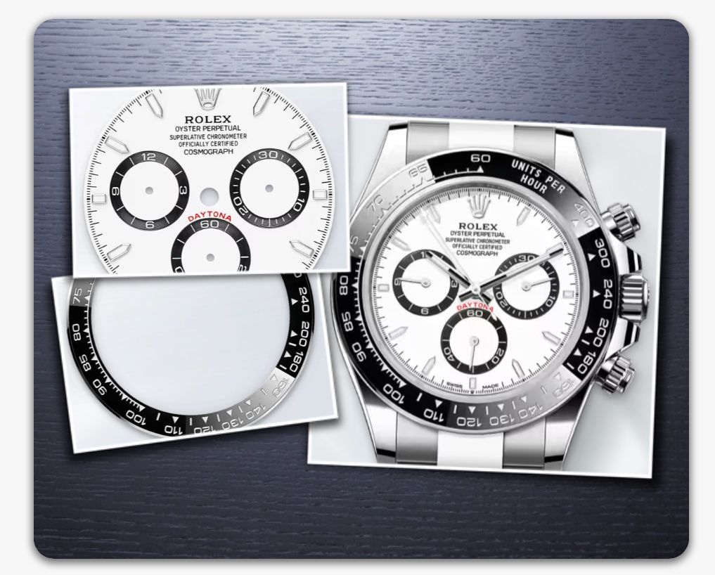 Tappetini per mouse: Mausmatte mit Rolex Daytona Panda Motiv – Nuovo (secondo la descrizione) da Baden venduto da Goldbaum