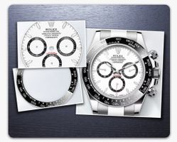 Mausmatte mit Rolex Daytona Panda Motiv