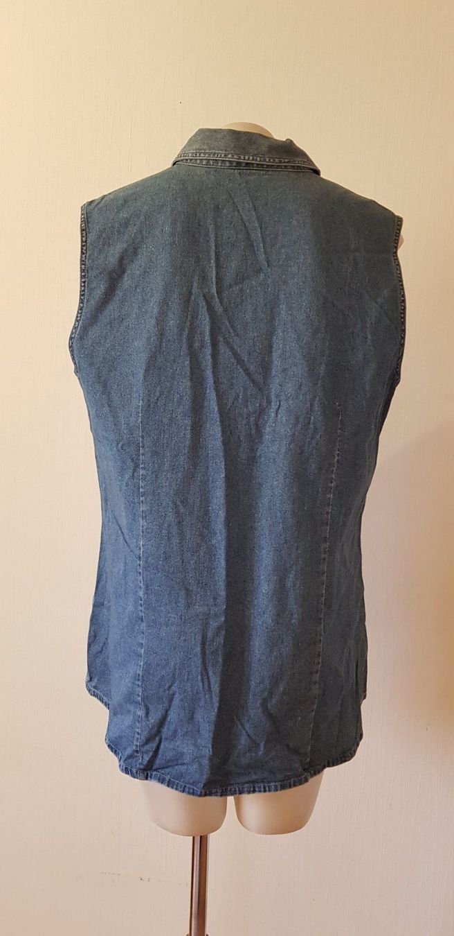 Gilet & Giacche senza maniche: Jeansweste, Druckknöpfe, Gr. 44 46 48 – Usato da Uster venduto da Astral 6