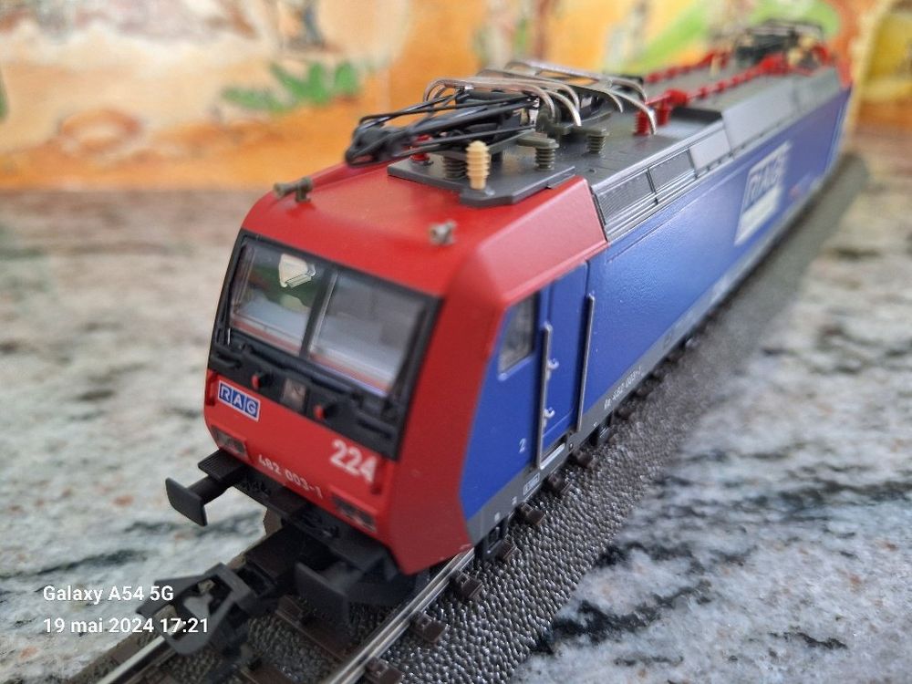 Märklin HO 36857.Locomotive Re 482 CFF Cargo RAG Bahn-Hafen (Neuf (Voir ...
