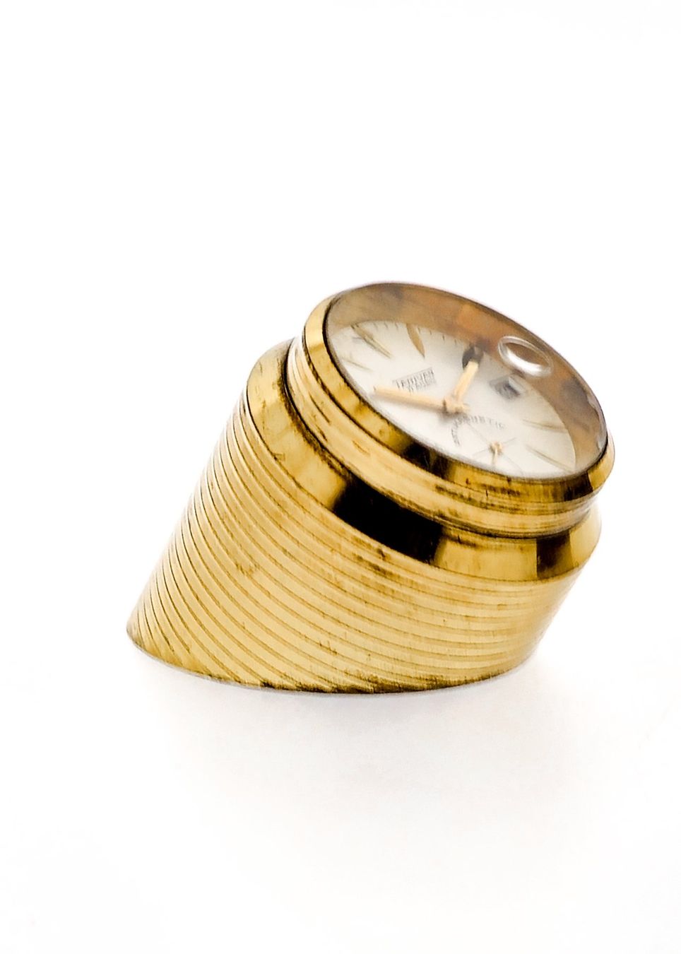 Swiss Orologi: TANIVAN Tischuhr mit Briefbeschwerer, antimagnetisch – Usato da Lugano venduto da R.Riccardo 2