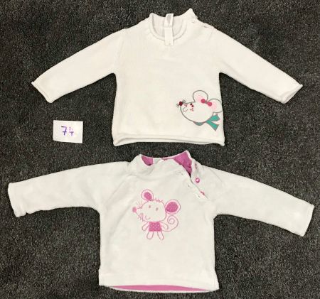 Pulli für Mädchen Grösse 74 (2 Stk.)