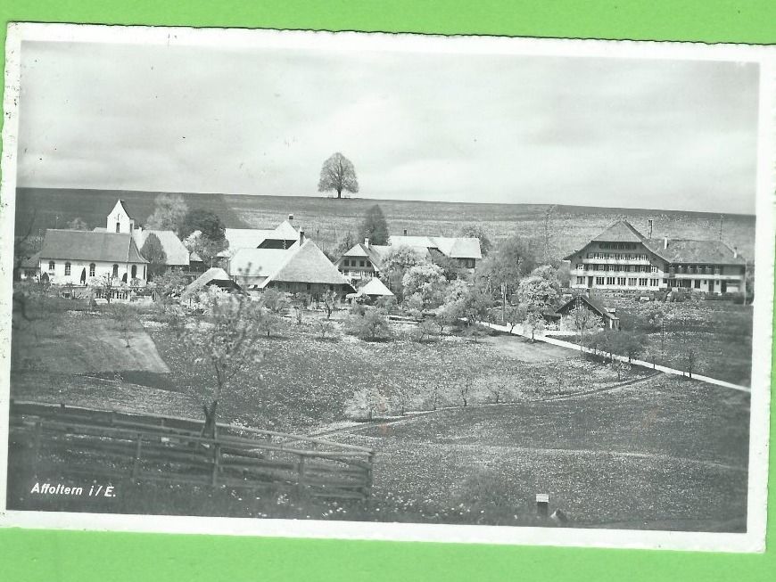 Cartoline postali: Hotel Pension Sonne, Affoltern i/E – Usato da Zürich venduto da t24_de