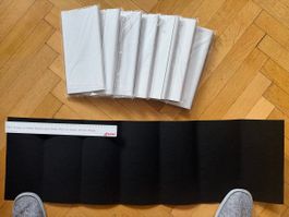 Lot de 8 bandes / papiers antidérapant adhésif isolant tapis