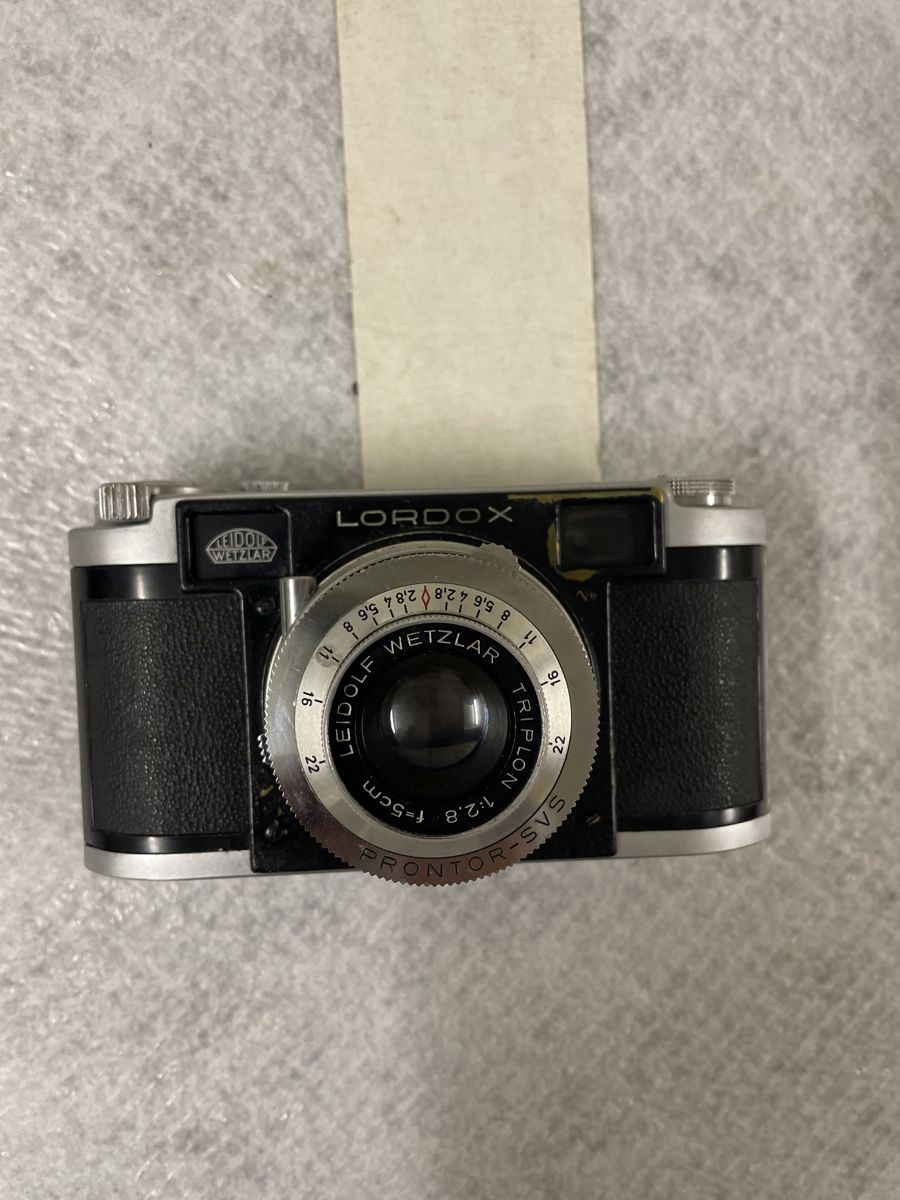 Fotocamera: Lordox Kleinbildkamera Sucherkamera mit Ledertasche. – Usato da Dagmersellen venduto da INEICHEN-MULTIMEDIA 1