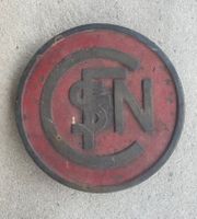 Plaque frontale de locomotive vapeur SNCF Bronze/Lok Schild