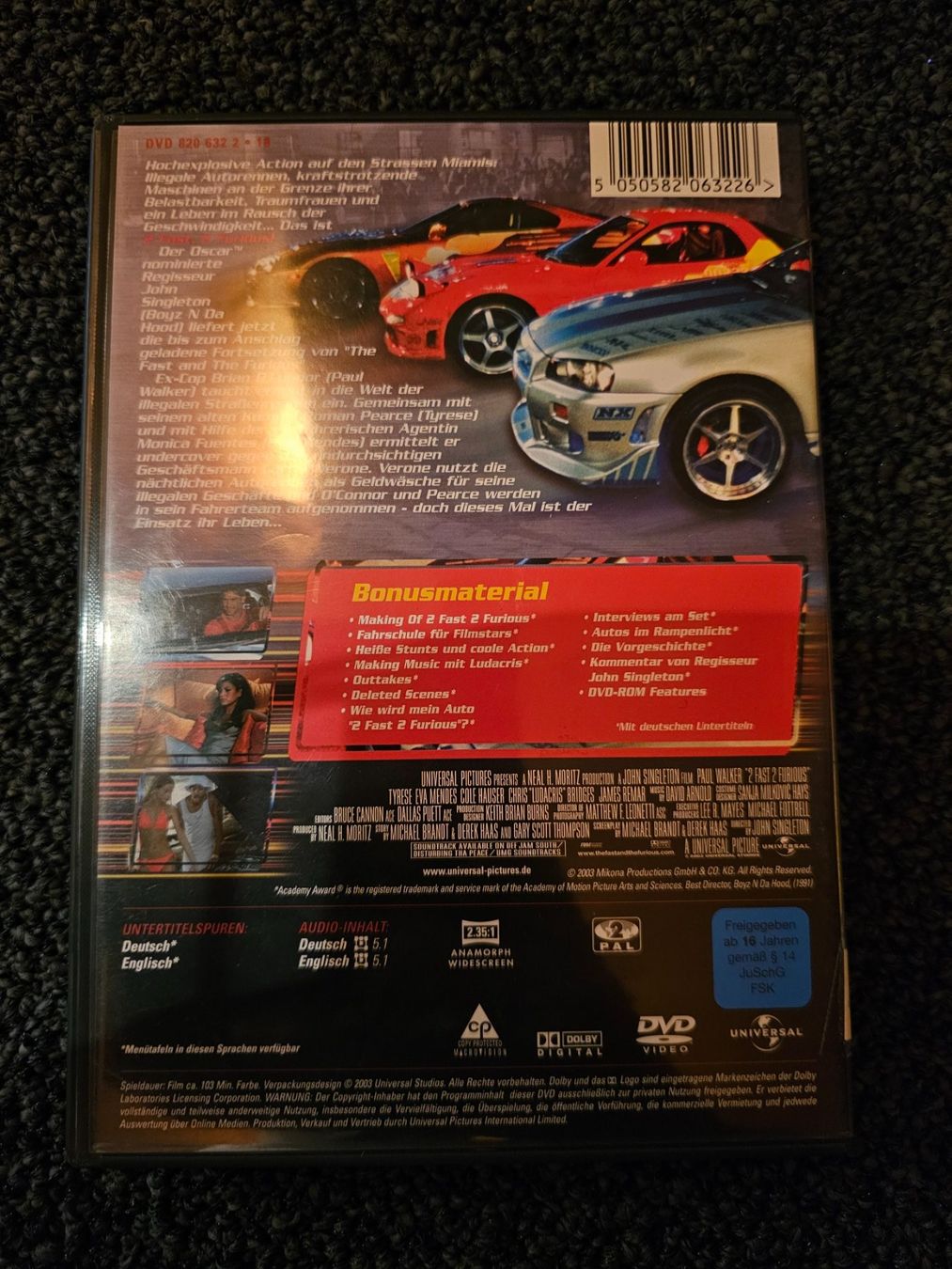 Tutti i DVDs: 2 FAST 2 FURIOUS(13270) – Usato da Ruswil venduto da M71 1