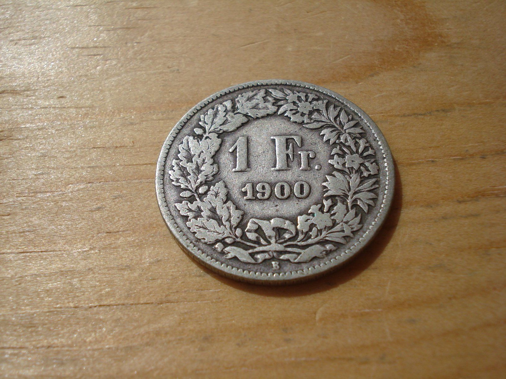 Alle Münzen: (D2) 1 Franken 1900 – Gebraucht aus Erlach von Net-Coins
