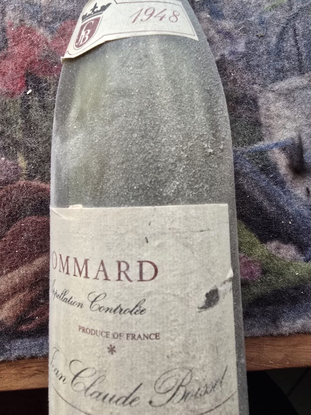 Vino: Rotwein Pommard 1948 – Difettoso da Bellach venduto da Sugus48