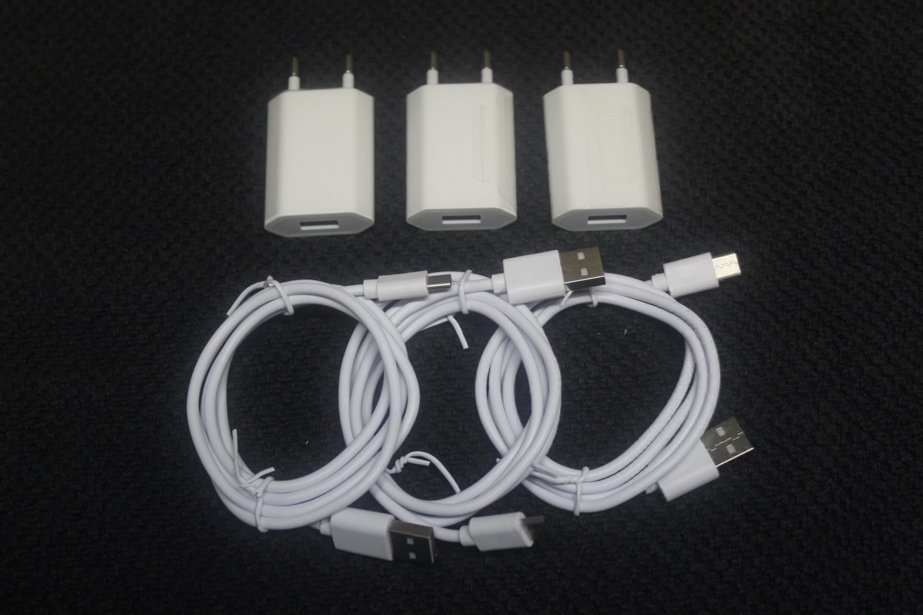 Caricabatterie: 3x2in1 Set Typ C USB Ladegerät Ladekabel – Nuovo (secondo la descrizione) da Kirchdorf AG venduto da csnmclub