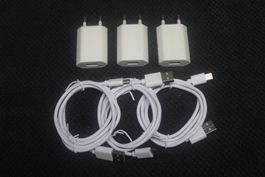 3x2in1 Set Typ C USB Ladegerät Ladekabel