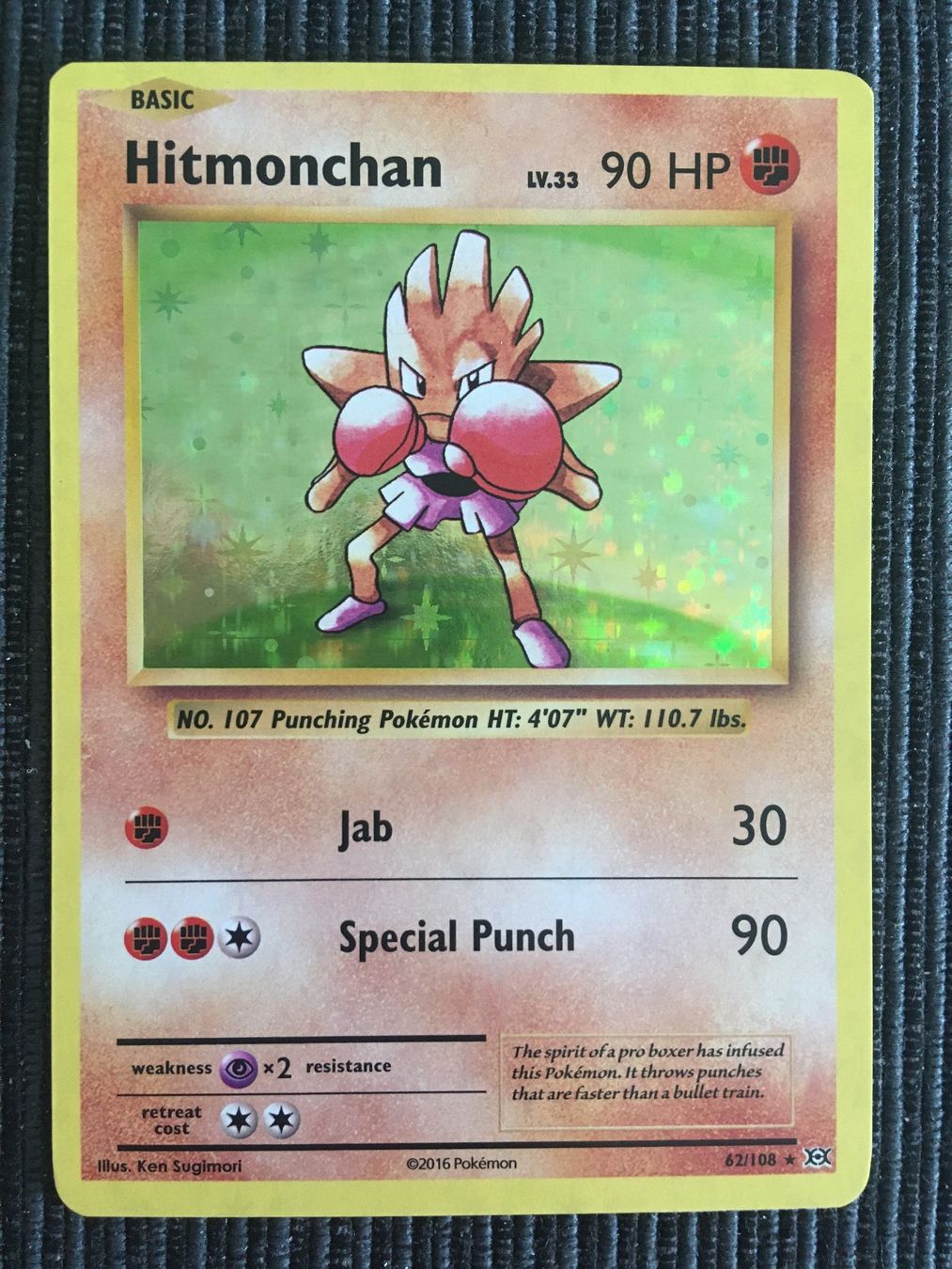 Pokémon Carte collezionabili: Pokemon Hitmonchan Holo XY Evolutions – Nuovo (secondo la descrizione) da Wabern venduto da Collectfun