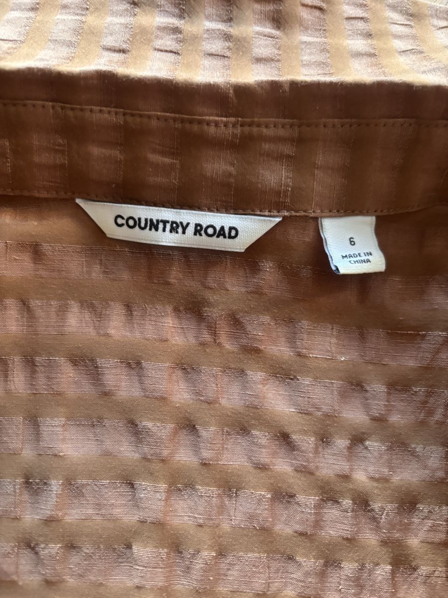Vestiti: Country Road Dress Size 6 brown check pattern – Usato da Genève venduto da leo_6pcg 2