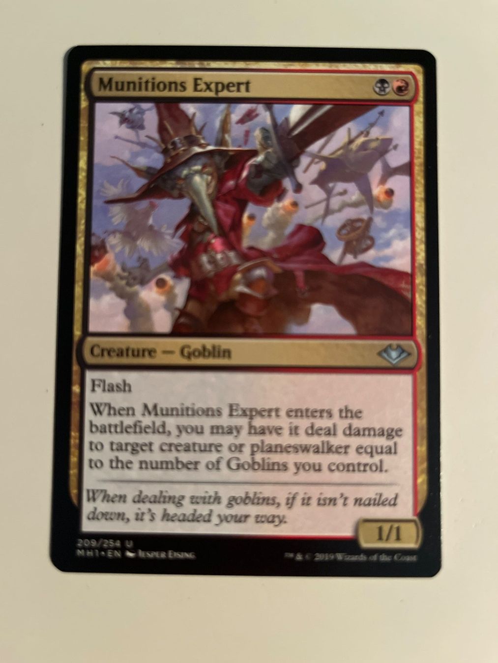 Magic The Gathering Carte collezionabili: 1 x Munitions Expert - Magic: The Gathering - MtG – Usato da Kriens venduto da Shadi1980