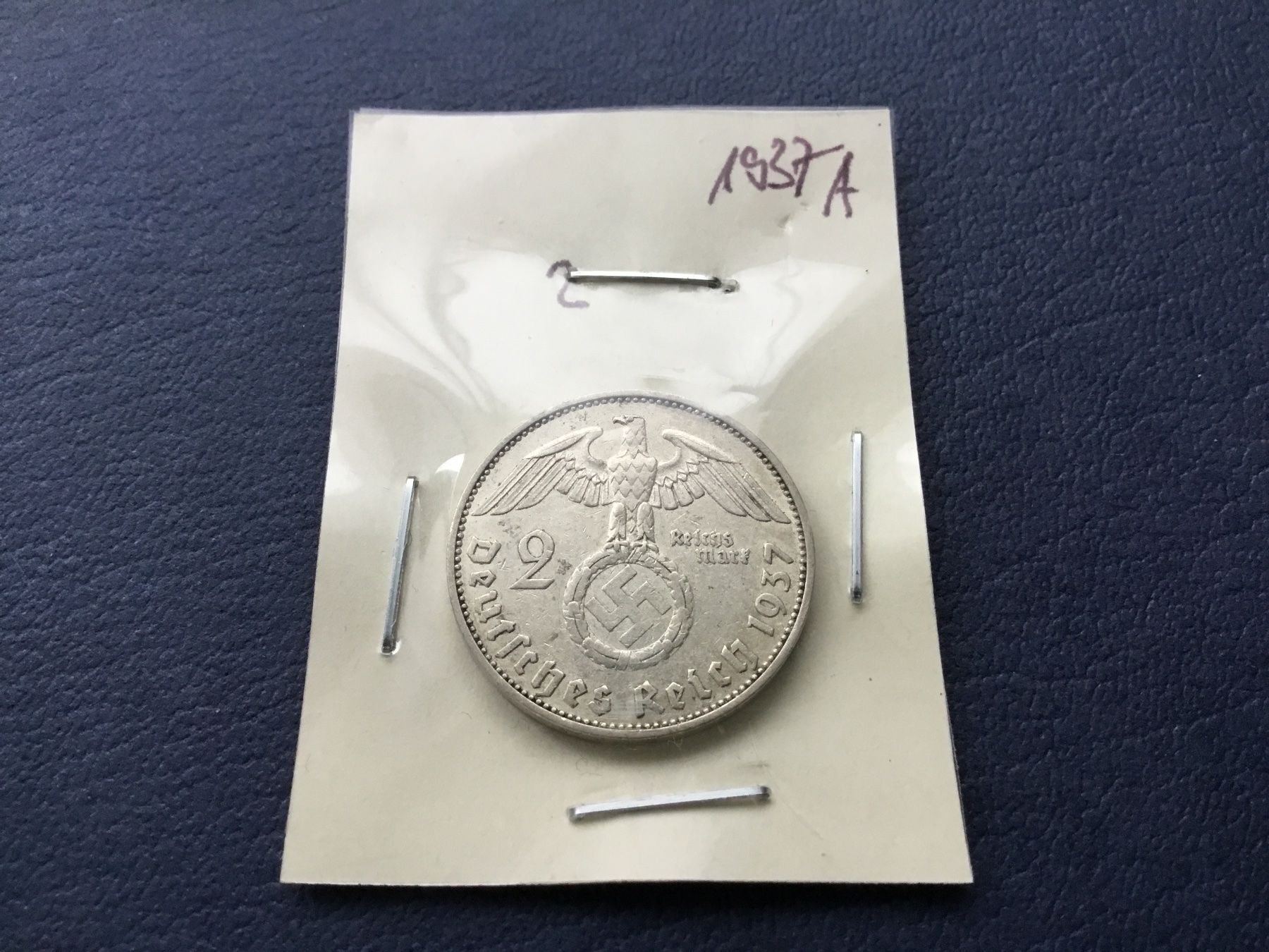 Tutti le monete: 2 Reichsmark 1937   A. – Usato da St. Margrethen SG venduto da alfapeugeot10