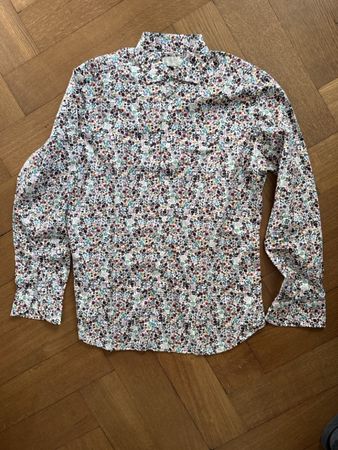 Guglielminotti Hemd, Gr. 42, Milano, Floral, Herbst Top!