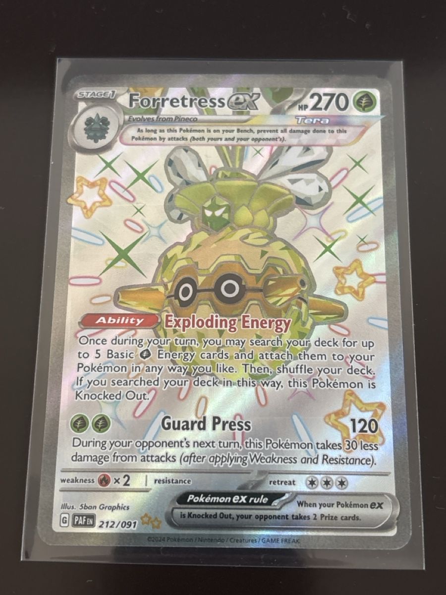 Pokémon Carte collezionabili: Forretress ex, Paldean Fates, EN – Nuovo (secondo la descrizione) da Basel venduto da Michele4123