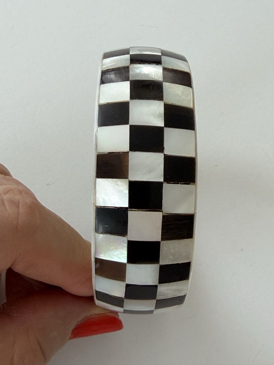 Bracelets: Armreif Schachbrettmuster Perlmutt .  – D'occasion à Winterthur par tat_ky5h 6